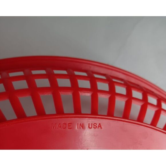 Retro Style Shamrock Industries MPLS, MN Fast Food or Picnic Baskets Set of 6 - Picture 4 of 6